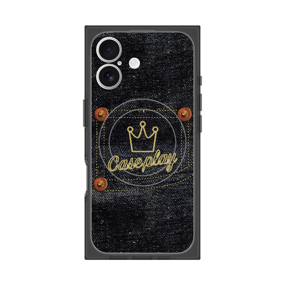 Premium Square Case with MagSafe［ Denim Indigo Jeans ］