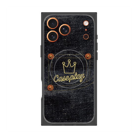 Premium Square Case with MagSafe［ Denim Indigo Jeans ］