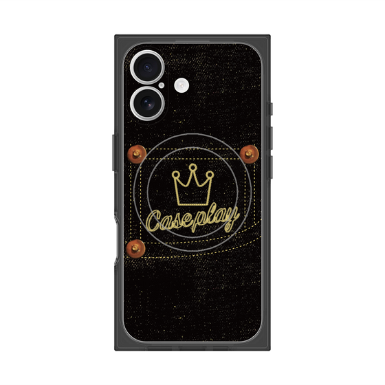 Premium Square Case with MagSafe［ Denim Black Jeans ］