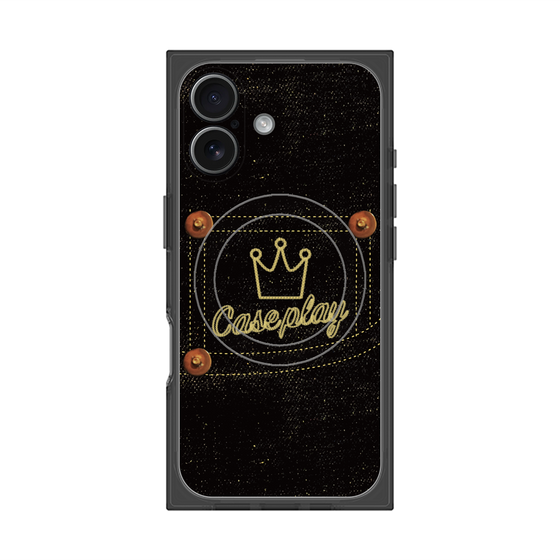 Premium Square Case with MagSafe［ Denim Black Jeans ］