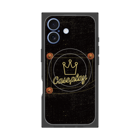 Premium Square Case with MagSafe［ Denim Black Jeans ］