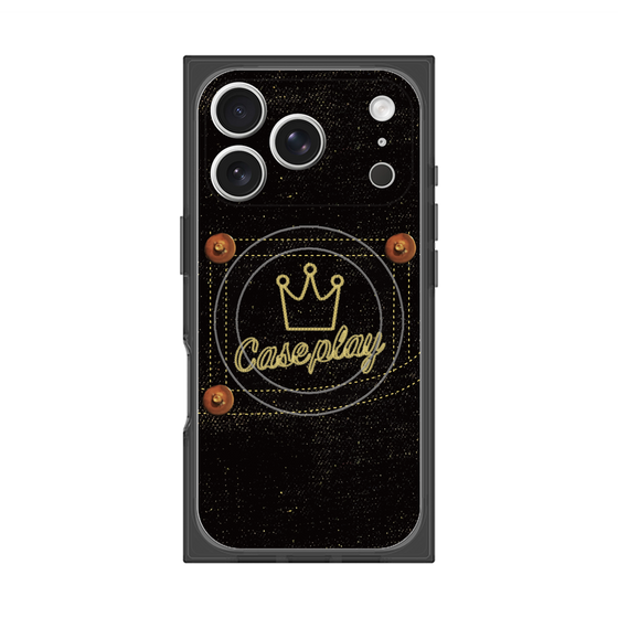 Premium Square Case with MagSafe［ Denim Black Jeans ］