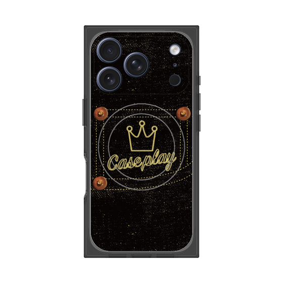 Premium Square Case with MagSafe［ Denim Black Jeans ］