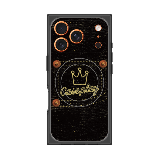 Premium Square Case with MagSafe［ Denim Black Jeans ］