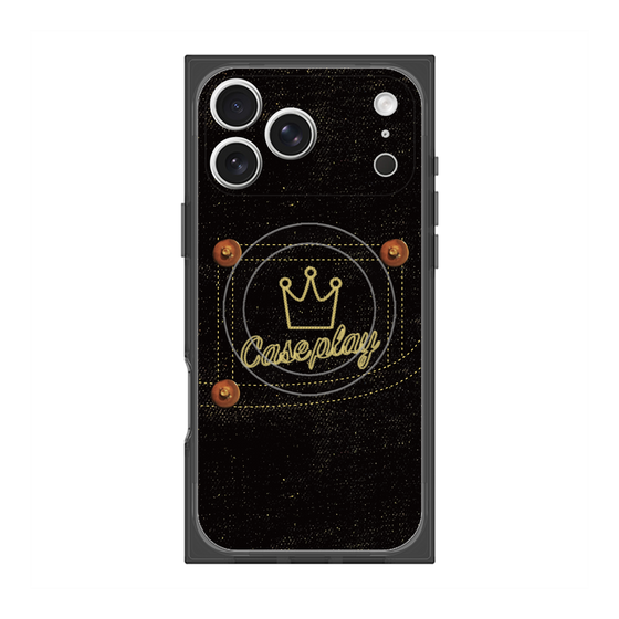 Premium Square Case with MagSafe［ Denim Black Jeans ］