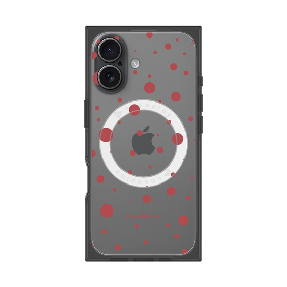 Premium Square Case with MagSafe［ Dippin Dots Red ］