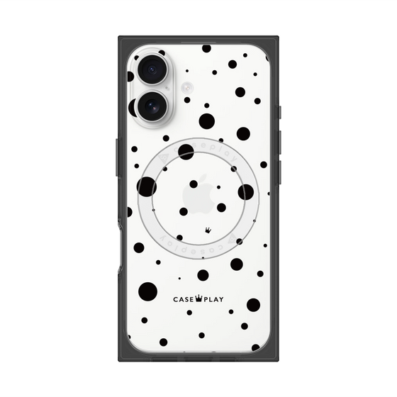 Premium Square Case with MagSafe［ Dippin Dots Black ］