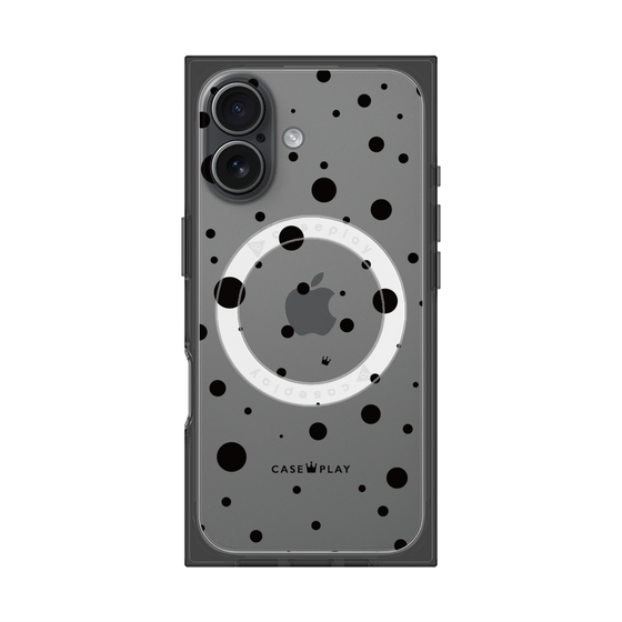 Premium Square Case with MagSafe［ Dippin Dots Black ］