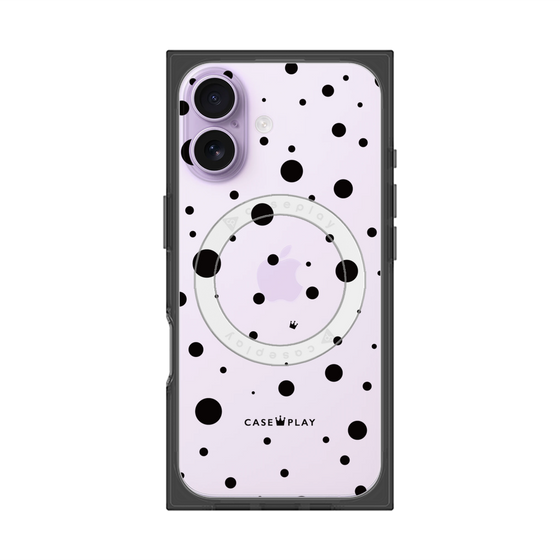 Premium Square Case with MagSafe［ Dippin Dots Black ］