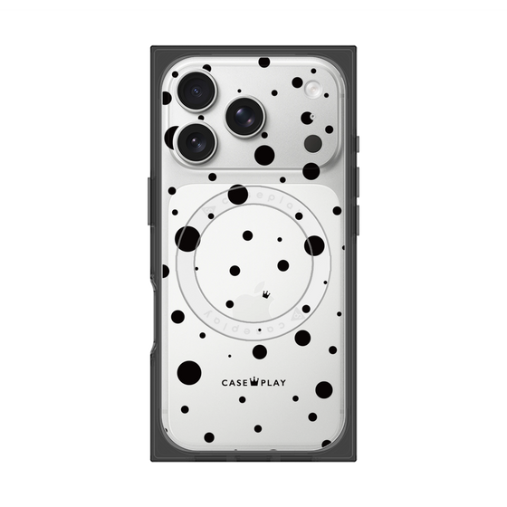 Premium Square Case with MagSafe［ Dippin Dots Black ］