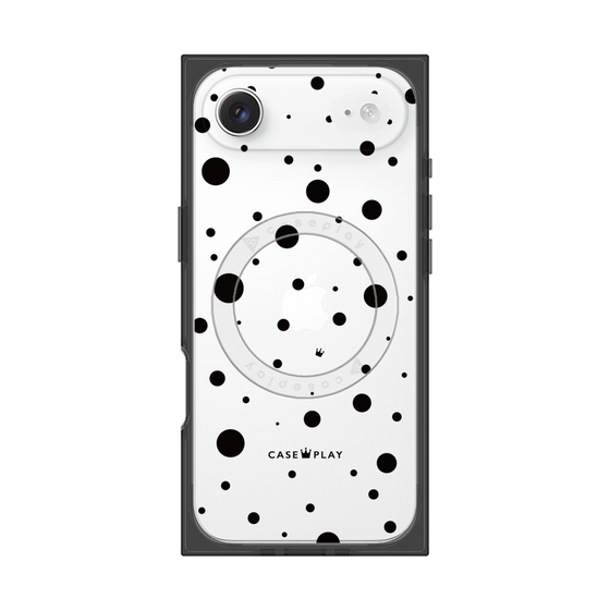 Premium Square Case with MagSafe［ Dippin Dots Black ］
