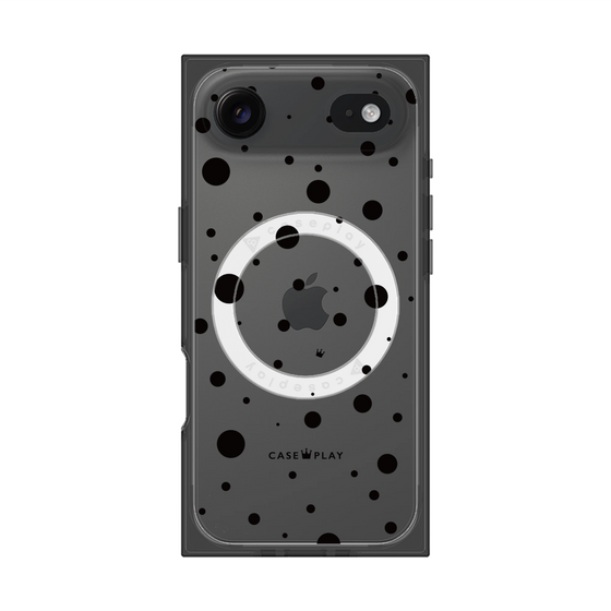 Premium Square Case with MagSafe［ Dippin Dots Black ］