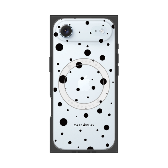 Premium Square Case with MagSafe［ Dippin Dots Black ］
