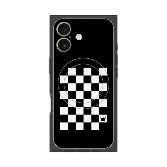 Premium Square Case with MagSafe［ Racing Checkered Flag ］