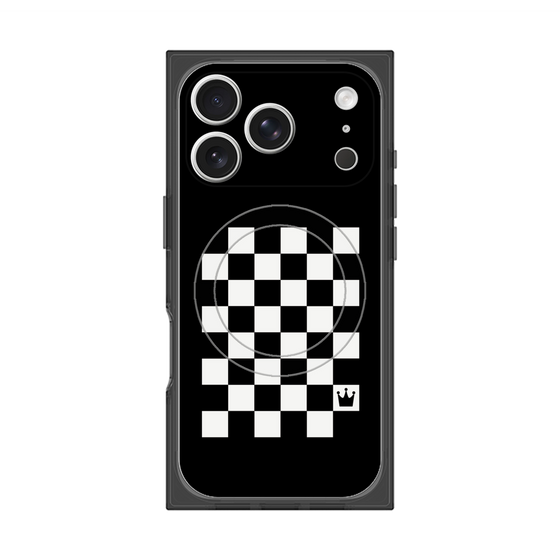 Premium Square Case with MagSafe［ Racing Checkered Flag ］