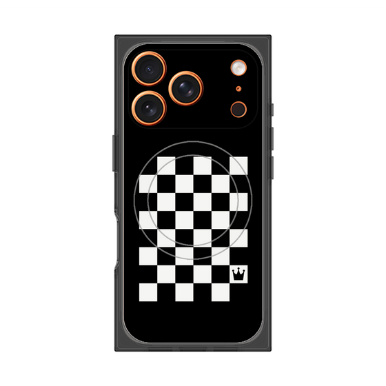Premium Square Case with MagSafe［ Racing Checkered Flag ］