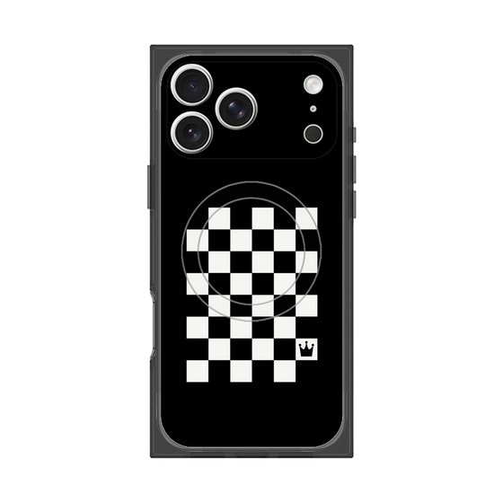 Premium Square Case with MagSafe［ Racing Checkered Flag ］