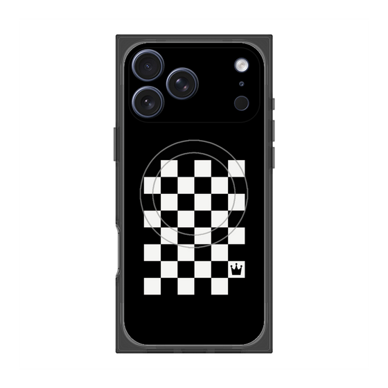 Premium Square Case with MagSafe［ Racing Checkered Flag ］