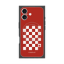 Premium Square Case with MagSafe［ Racing Checkered Flag Red ］