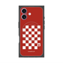 Premium Square Case with MagSafe［ Racing Checkered Flag Red ］