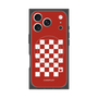 Premium Square Case with MagSafe［ Racing Checkered Flag Red ］