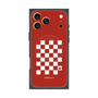 Premium Square Case with MagSafe［ Racing Checkered Flag Red ］