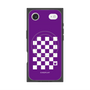 Premium Square Case with MagSafe［ Racing Checkered Flag Purple ］