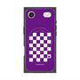 Premium Square Case with MagSafe［ Racing Checkered Flag Purple ］