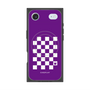 Premium Square Case with MagSafe［ Racing Checkered Flag Purple ］