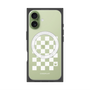 Premium Square Case with MagSafe［ Racing Checkered Flag White ］