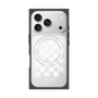 Premium Square Case with MagSafe［ Racing Checkered Flag White ］