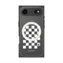 Premium Square Case with MagSafe［ Racing Checkered Flag White ］