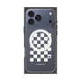 Premium Square Case with MagSafe［ Racing Checkered Flag White ］