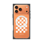 Premium Square Case with MagSafe［ Racing Checkered Flag White ］