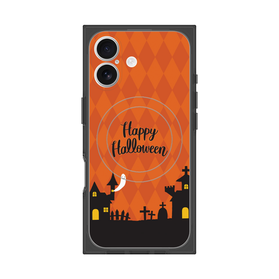 Premium Square Case with MagSafe［ Halloween World - Orange ］