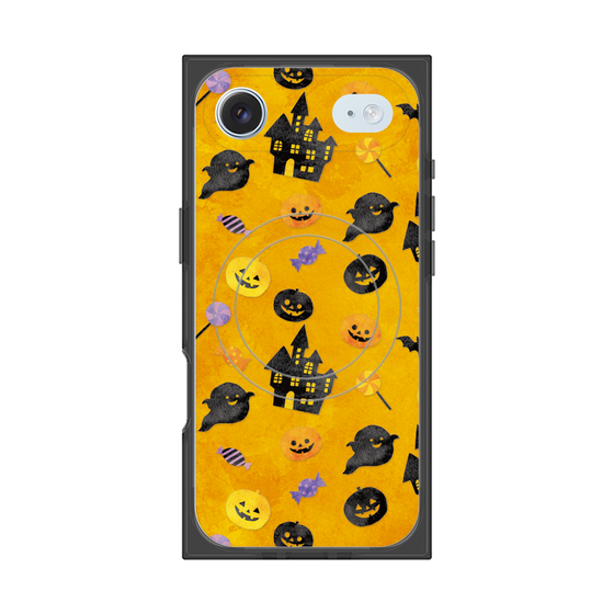 Premium Square Case with MagSafe［ Halloween Party - Orange ］