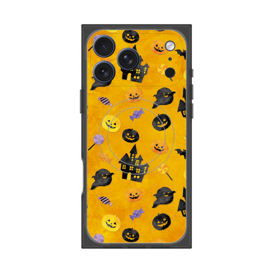 Premium Square Case with MagSafe［ Halloween Party - Orange ］