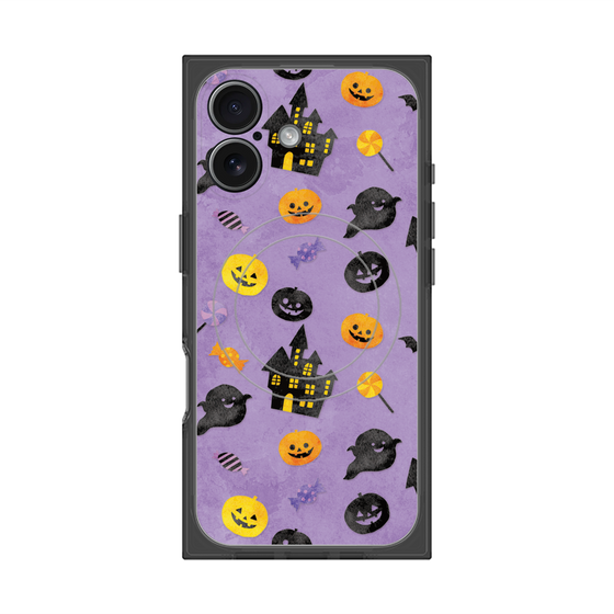 Premium Square Case with MagSafe［ Halloween Party - Purple ］