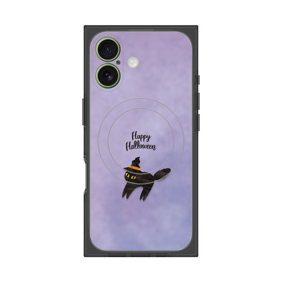Premium Square Case with MagSafe［ Happy Halloween - Black cat ］