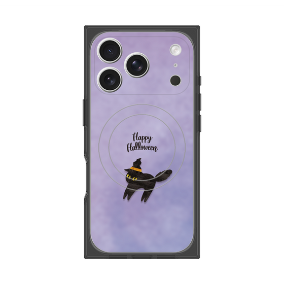 Premium Square Case with MagSafe［ Happy Halloween - Black cat ］