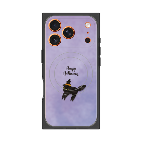 Premium Square Case with MagSafe［ Happy Halloween - Black cat ］