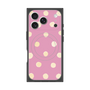 Premium Square Case with MagSafe［ Watercolor Dots Retro Color - Pink ］