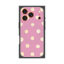 Premium Square Case with MagSafe［ Watercolor Dots Retro Color - Pink ］
