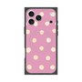 Premium Square Case with MagSafe［ Watercolor Dots Retro Color - Pink ］