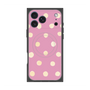 Premium Square Case with MagSafe［ Watercolor Dots Retro Color - Pink ］