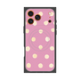 Premium Square Case with MagSafe［ Watercolor Dots Retro Color - Pink ］