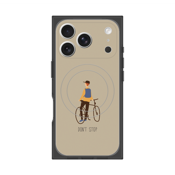 Premium Square Case with MagSafe［ Dont stop - Brown ］