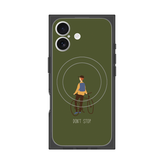 Premium Square Case with MagSafe［ Dont stop - Green ］