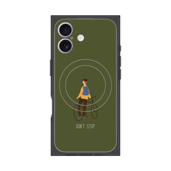 Premium Square Case with MagSafe［ Dont stop - Green ］