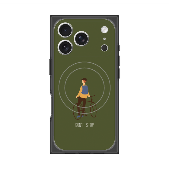 Premium Square Case with MagSafe［ Dont stop - Green ］